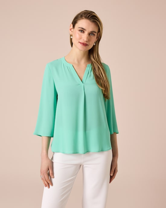Produktabbildung für Bluse mit V-Ausschnitt