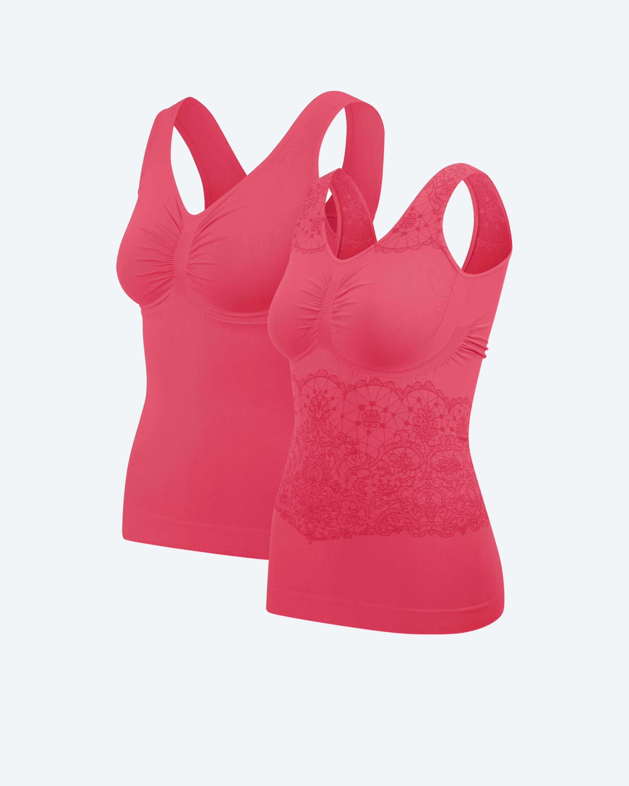 Produktabbildung für Leichttops (uni & Corsagenspitze), Duo