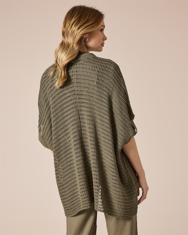 Sommer-Cape in Häkel-Optik