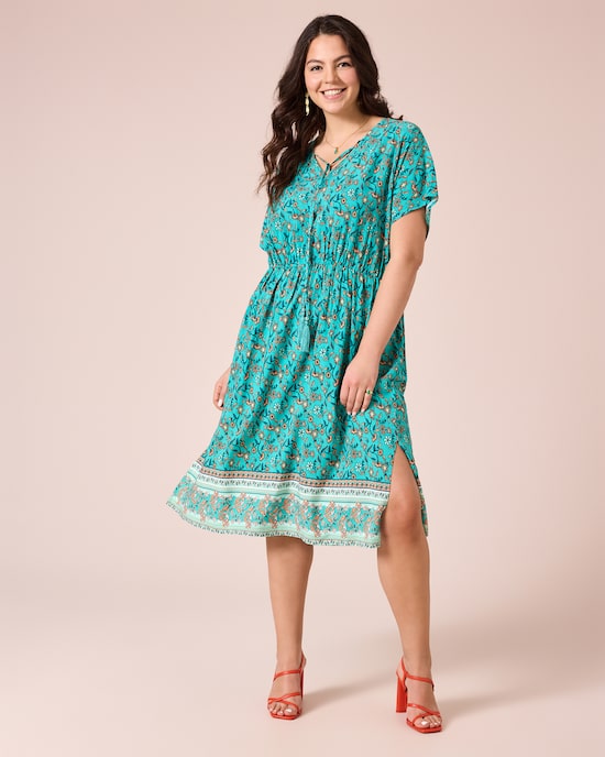 Produktabbildung für Kleid mit Bindedetail