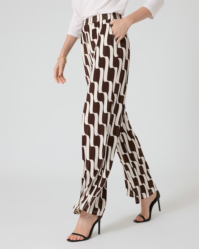 Jerseyhose mit Grafikdruck