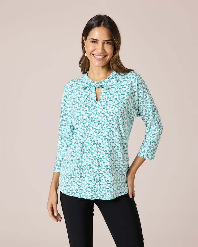 Shirt mit Schluppe