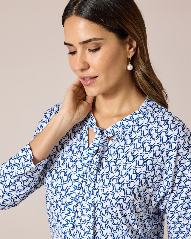 Shirt mit Schluppe