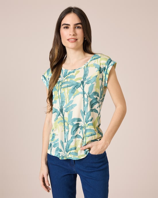 Produktabbildung für Shirt mit überschnittenen Schultern