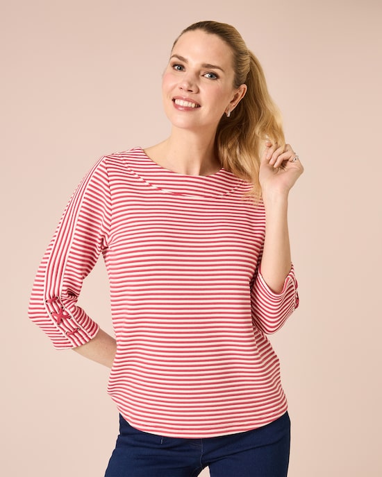 Produktabbildung für Lux Ottoman Sweater mit Streifen