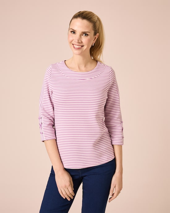 Produktabbildung für Lux Ottoman Sweater mit Streifen