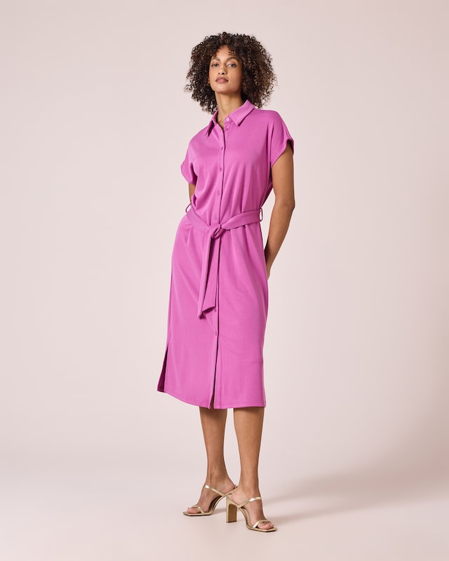 Jana Ina Kleid mit Bindegürtel - online bei HSE.de