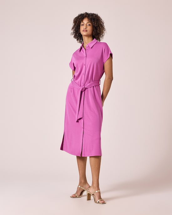 Produktabbildung für Kleid mit Bindegürtel