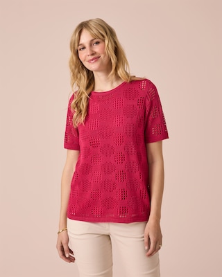 Produktabbildung 6 für Ajourpullover mit Halbarm