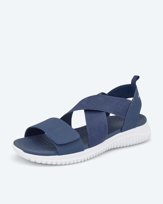 Sandale mit Elastikbändern
