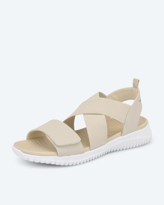 Sandale mit Elastikbändern