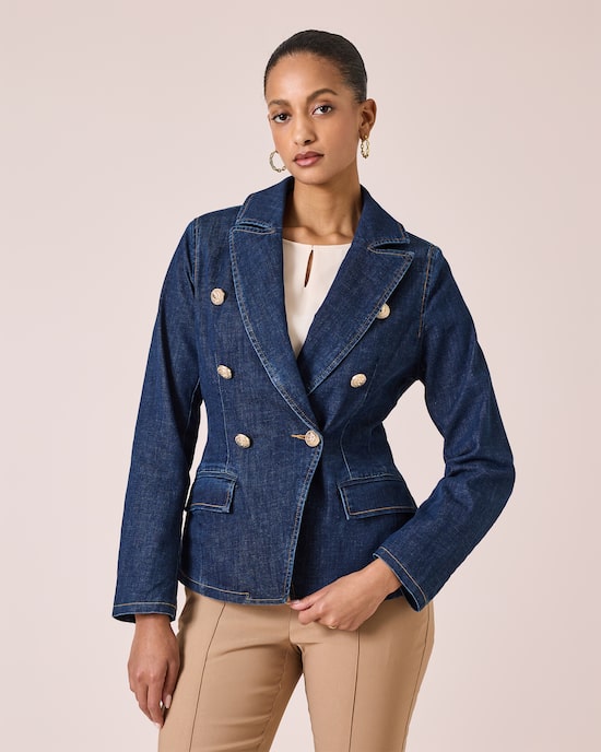 Produktabbildung für Denim-Blazer