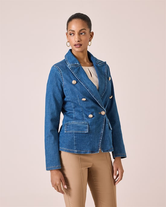 Produktabbildung für Denim-Blazer