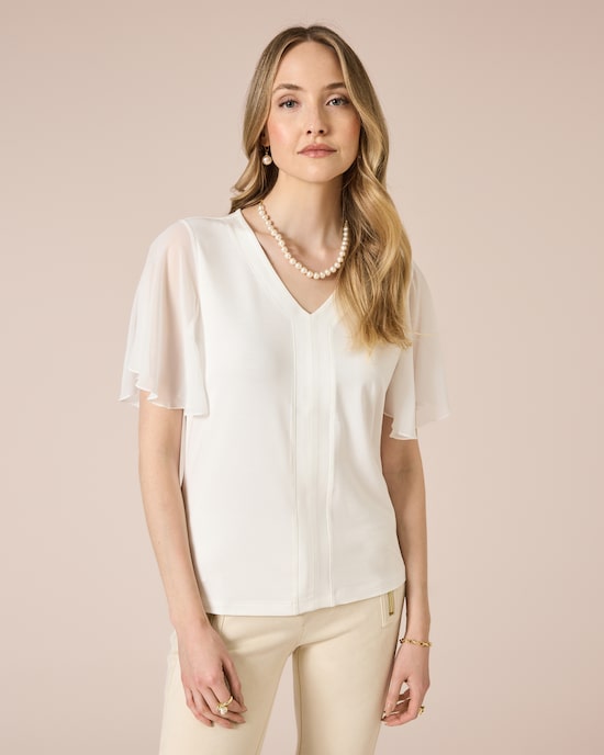 Produktabbildung für Bluse mit Flügelärmel