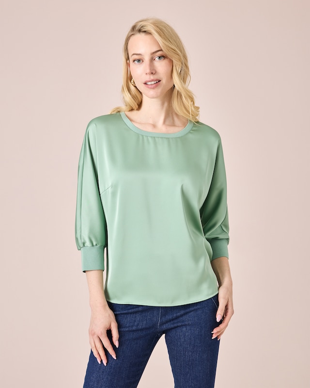 Shirt aus Satin