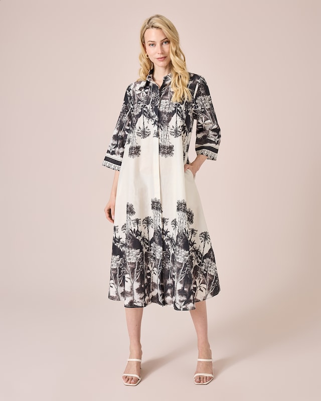 Kleid mit Print "Couture"