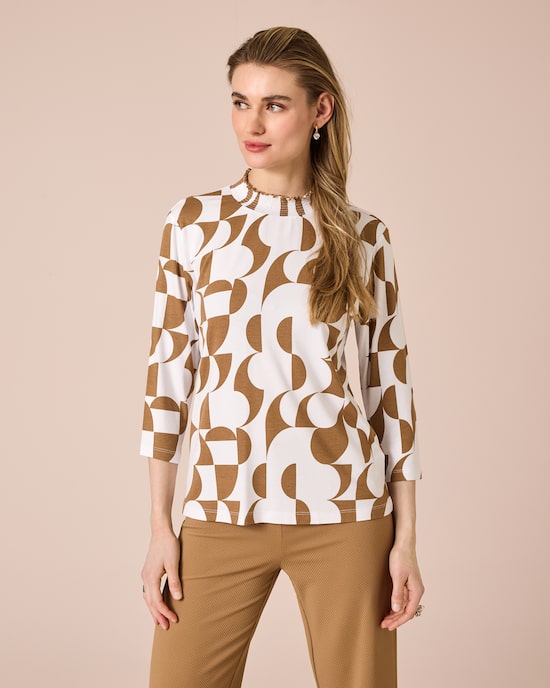 Produktabbildung für Shirt mit Bicolor-Druck