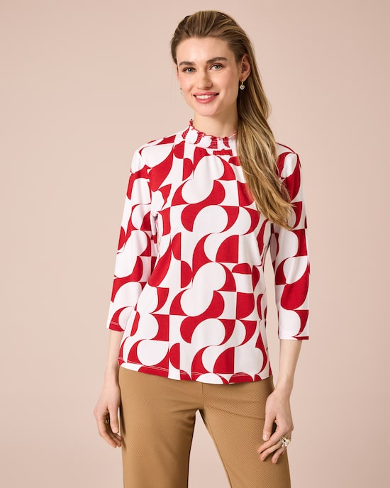 Produktabbildung für Shirt mit Bicolor-Druck