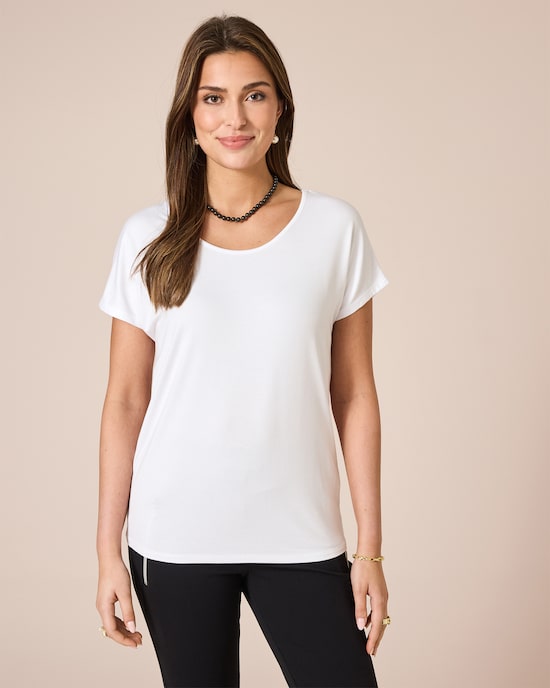 Produktabbildung für Shirt mit Spitze im Rücken