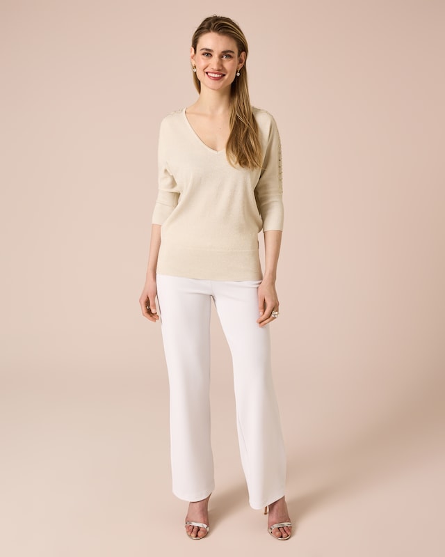 Pullover mit Glanzgarn