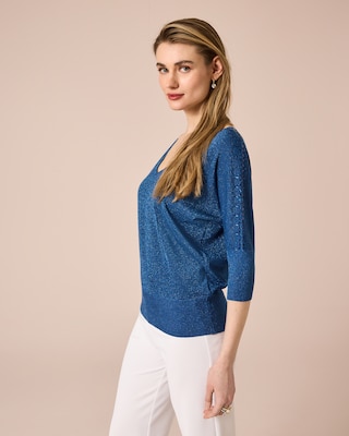Produktabbildung 3 für Pullover mit Glanzgarn