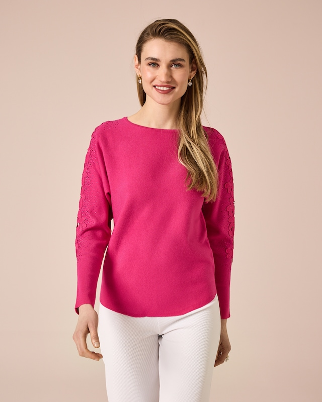 Pullover mit Fledermausärmeln