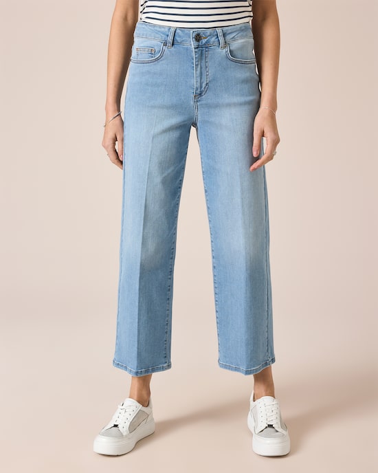 Produktabbildung für Jeans mit Bügelfalte