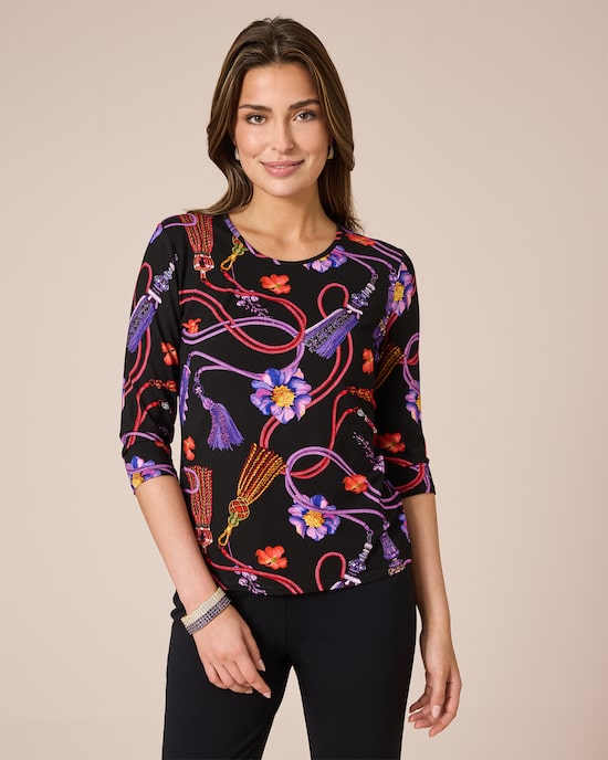 Produktabbildung für Shirt mit Quasten-Druckmix
