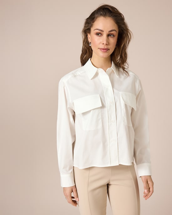 Produktabbildung für Bluse mit Brusttaschen