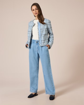 Produktabbildung 4 für Bouclé-Jacke mit Fransen