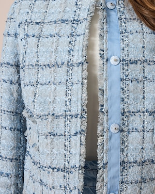 Produktabbildung 6 für Bouclé-Jacke mit Fransen