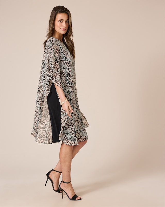 Kleid im Leo-Print