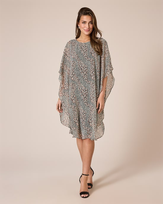 Produktabbildung für Kleid im Leo-Print