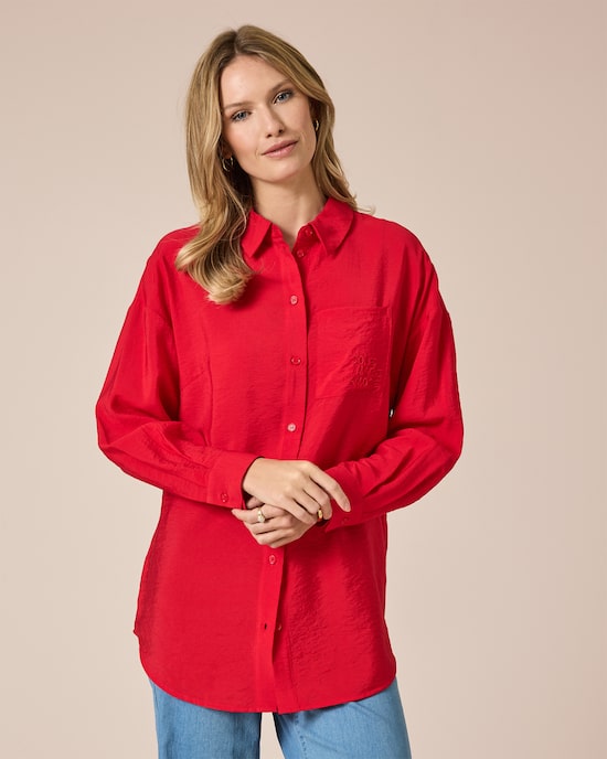 Produktabbildung für Bluse aus Crêpe
