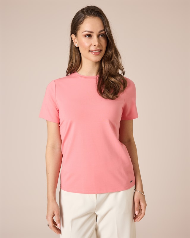 Basic-Shirt mit Baby-Baumwolle