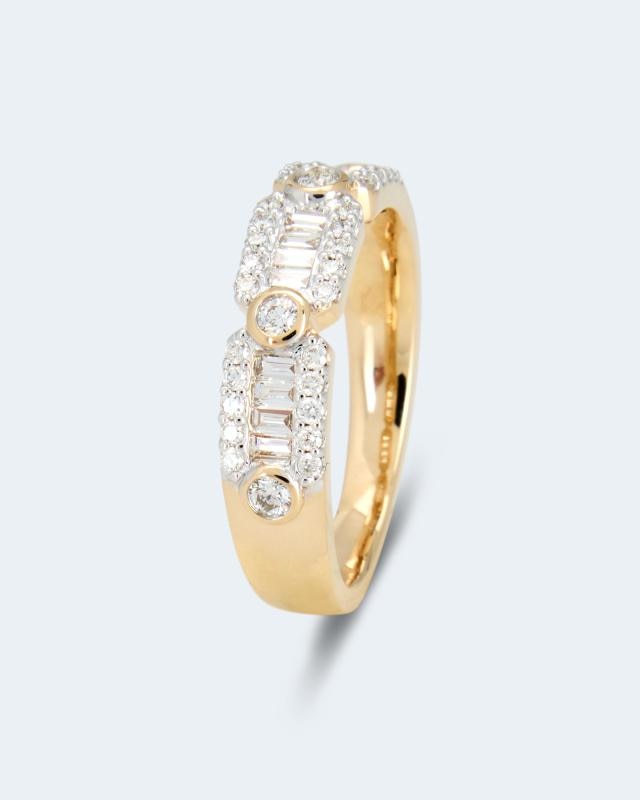 Brillantring mit Diamanten 0,55 ct