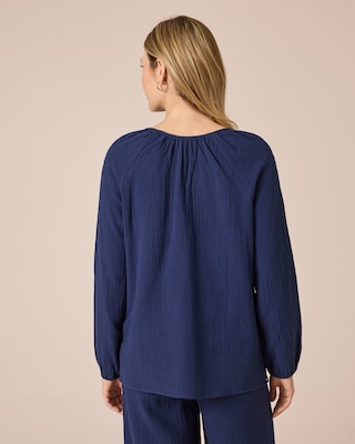 Produktabbildung 11 für Tunika-Bluse aus Musselin