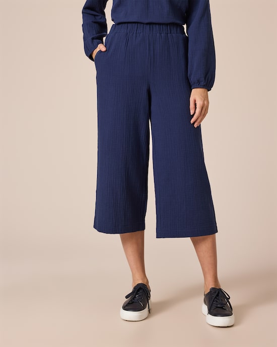 Produktabbildung für 7/8-Schlupfhose aus Musselin