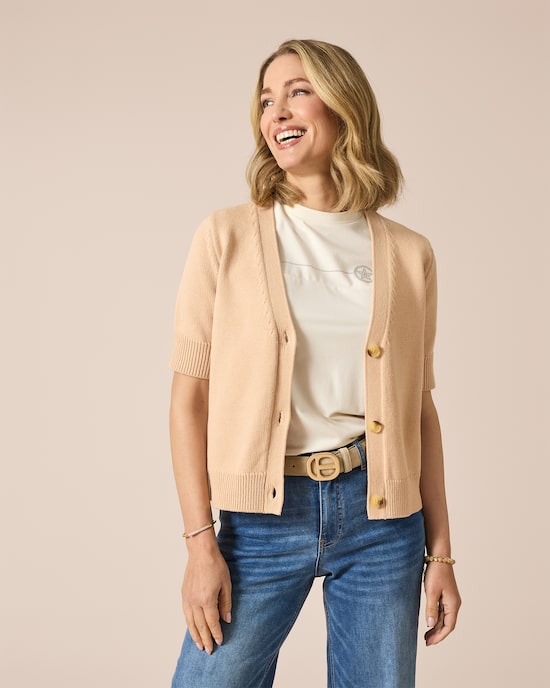 Produktabbildung für Cardigan mit 1/2-Arm