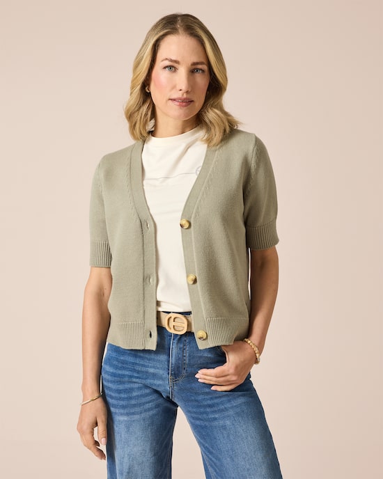 Produktabbildung für Cardigan mit 1/2-Arm
