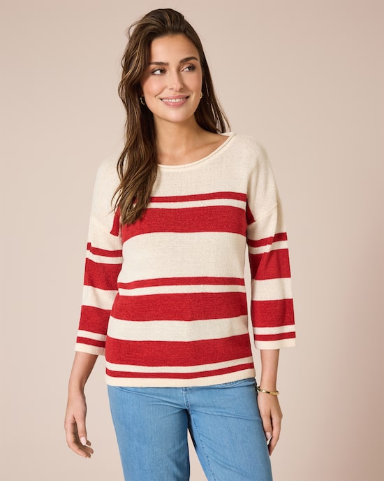 Produktabbildung für Pullover aus Bändchengarn