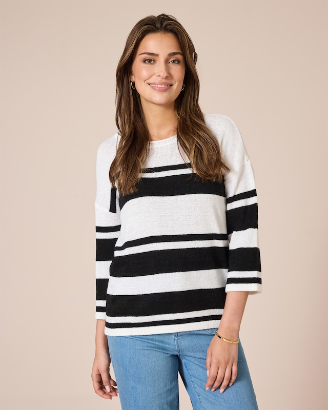 Pullover aus Bändchengarn