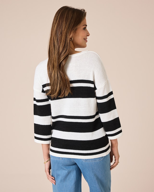 Pullover aus Bändchengarn