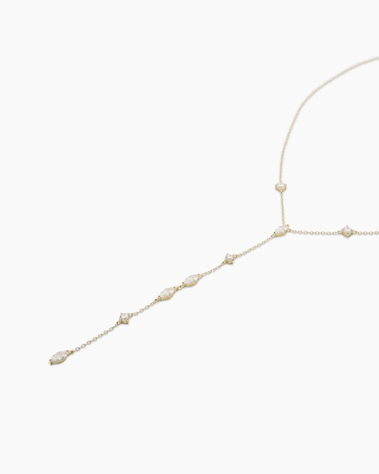 Produktabbildung für Y-Collier mit Zirkonia