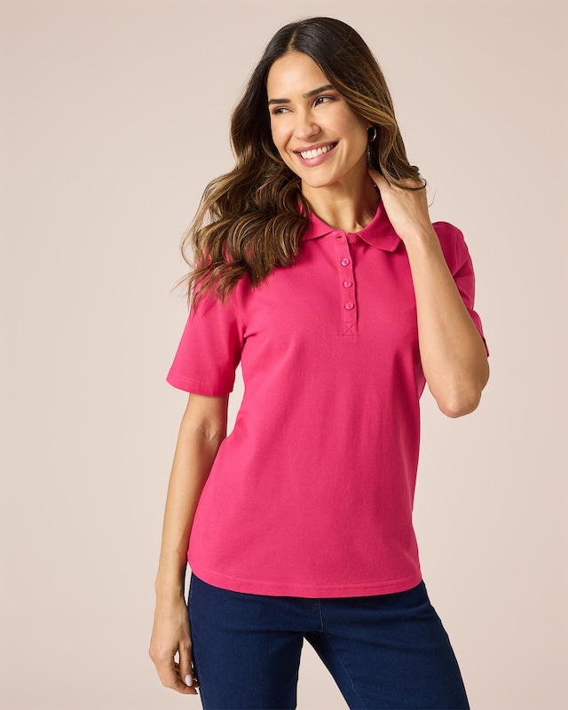 Poloshirt aus Piqué, DP