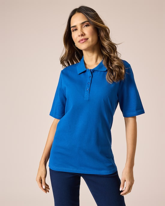 Produktabbildung für Poloshirt aus Piqué, DP