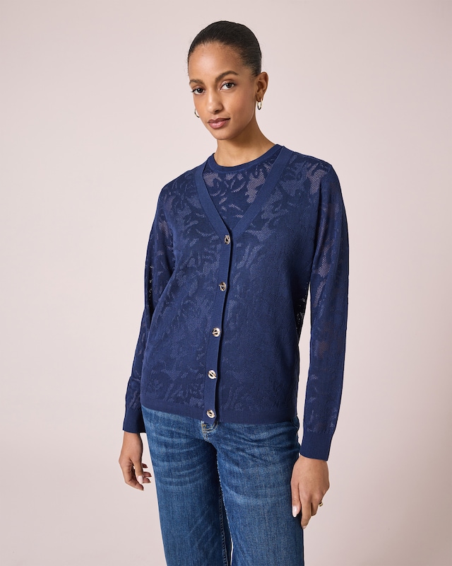 Twinset aus Sommerstrick
