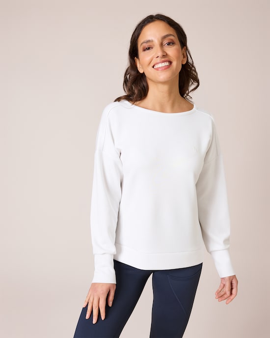 Produktabbildung für Yoga Longesleeve mit gekreuztem Rücken