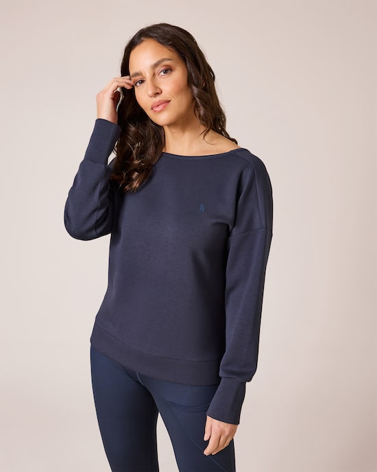 Produktabbildung für Yoga Longesleeve mit gekreuztem Rücken