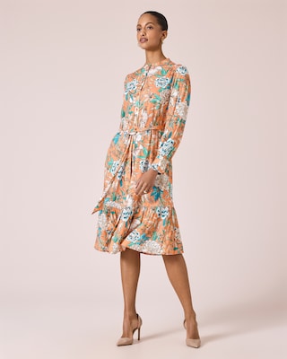 Produktabbildung 9 für Kleid mit Bindegürtel